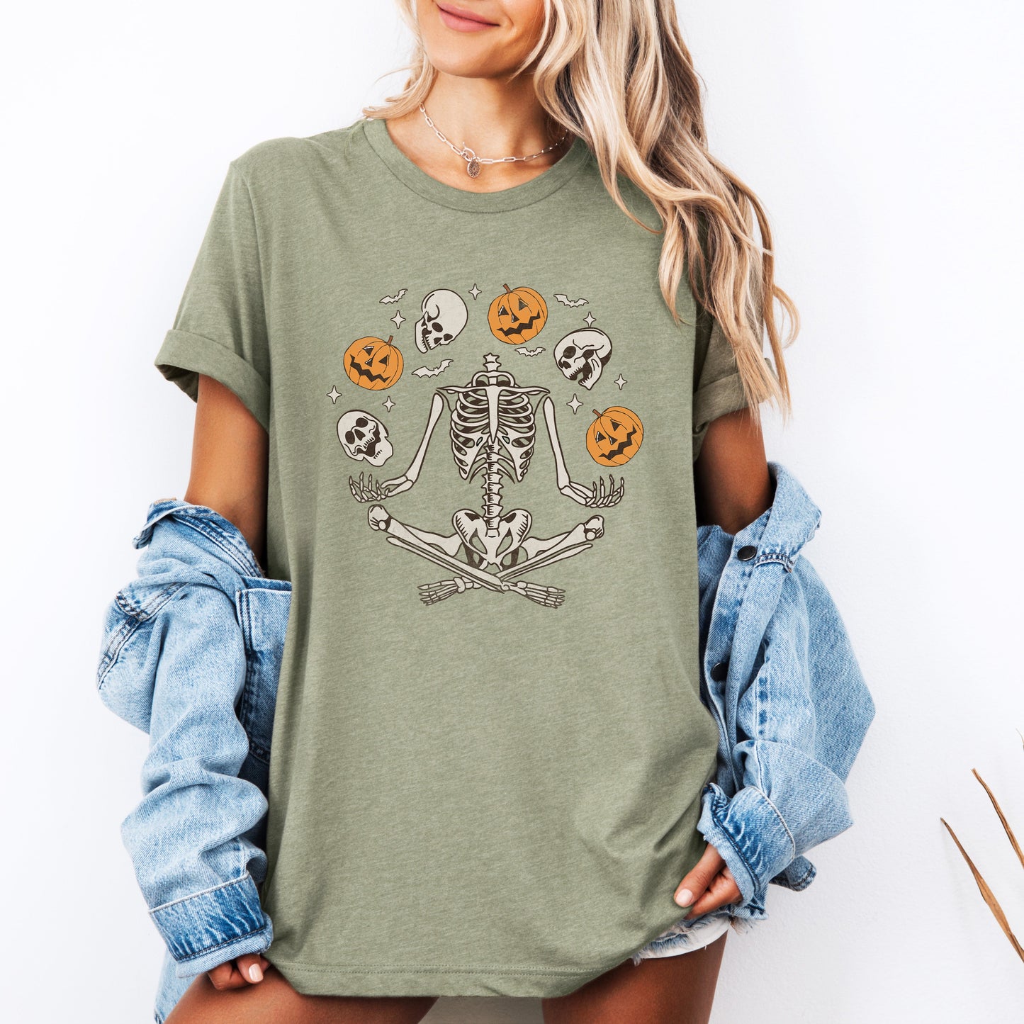 Skeleton Dancing Halloween Tshirt Juggling Jack-o-Lantern Refinery Number One