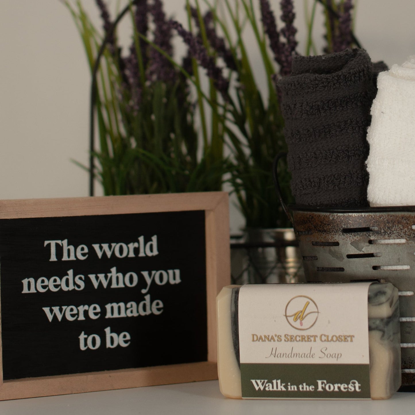 Activated Charcoal Deep Musk Soap Bar A Walk in the Forest