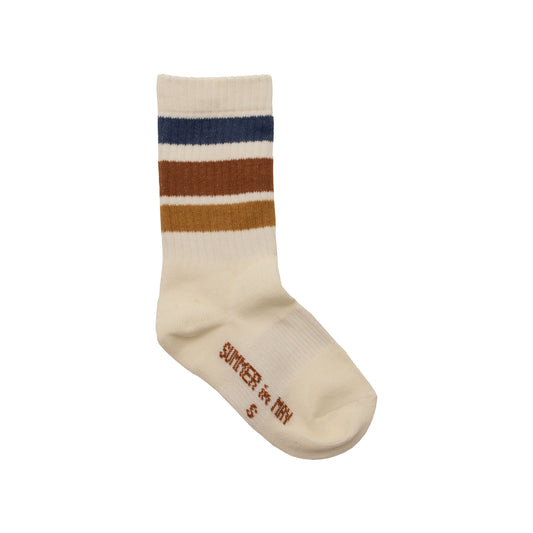 Blueberry Spice Retro Tube Socks