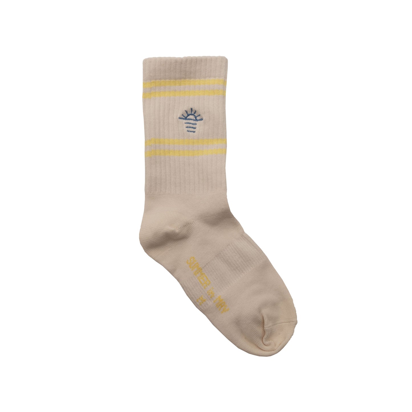 Neon Sun Retro Tube Socks