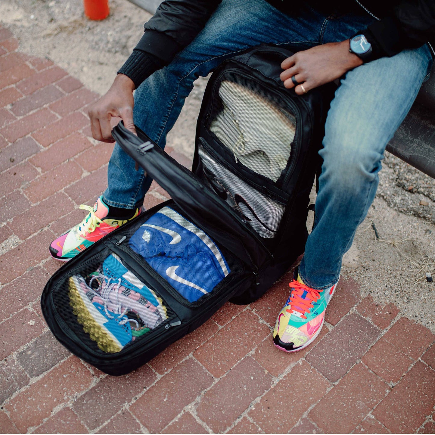 Carry-On Bag Lightweight Travel Backpack For Shoes Clothes Laptop Sole Premise