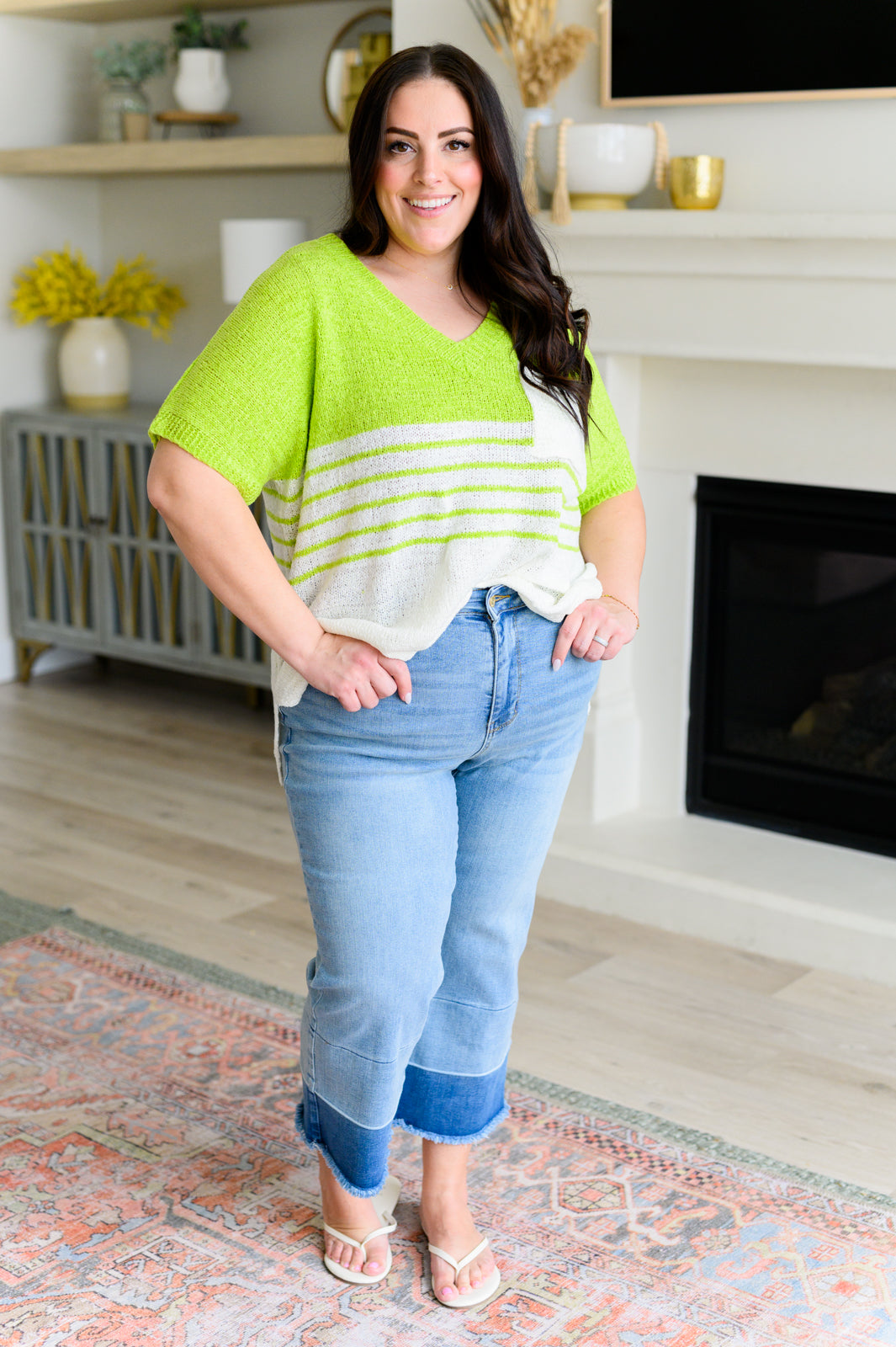 Speak Now V-Neck Lightweight Knit Top Sweet Rae's Boutique
