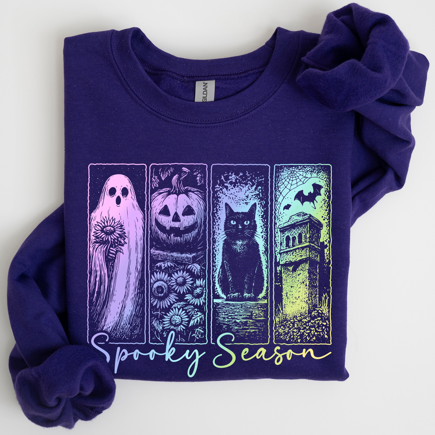 Spooky Season Pastel Shirt, Spooky Season, Vintage Halloween Horror Night, Retro Halloween, Spooky Season, Halloween Sweatshirt
