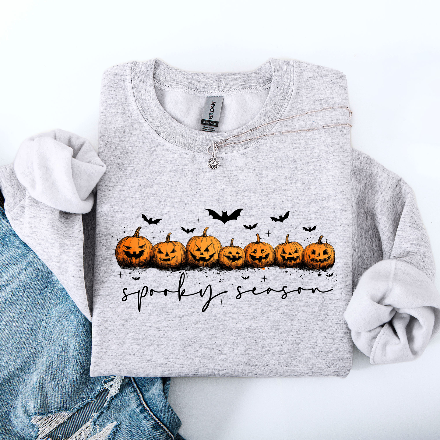 Spooky Season, Pumpkins, Halloween Sweatshirt