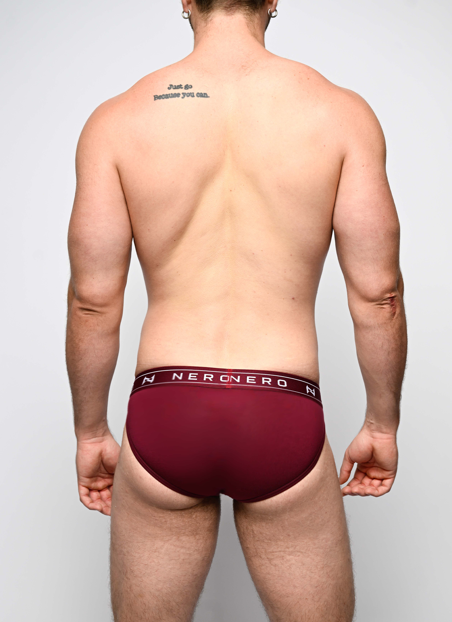 Sports Brief Cinnabar Bamboo Cotton Blend Nero New York