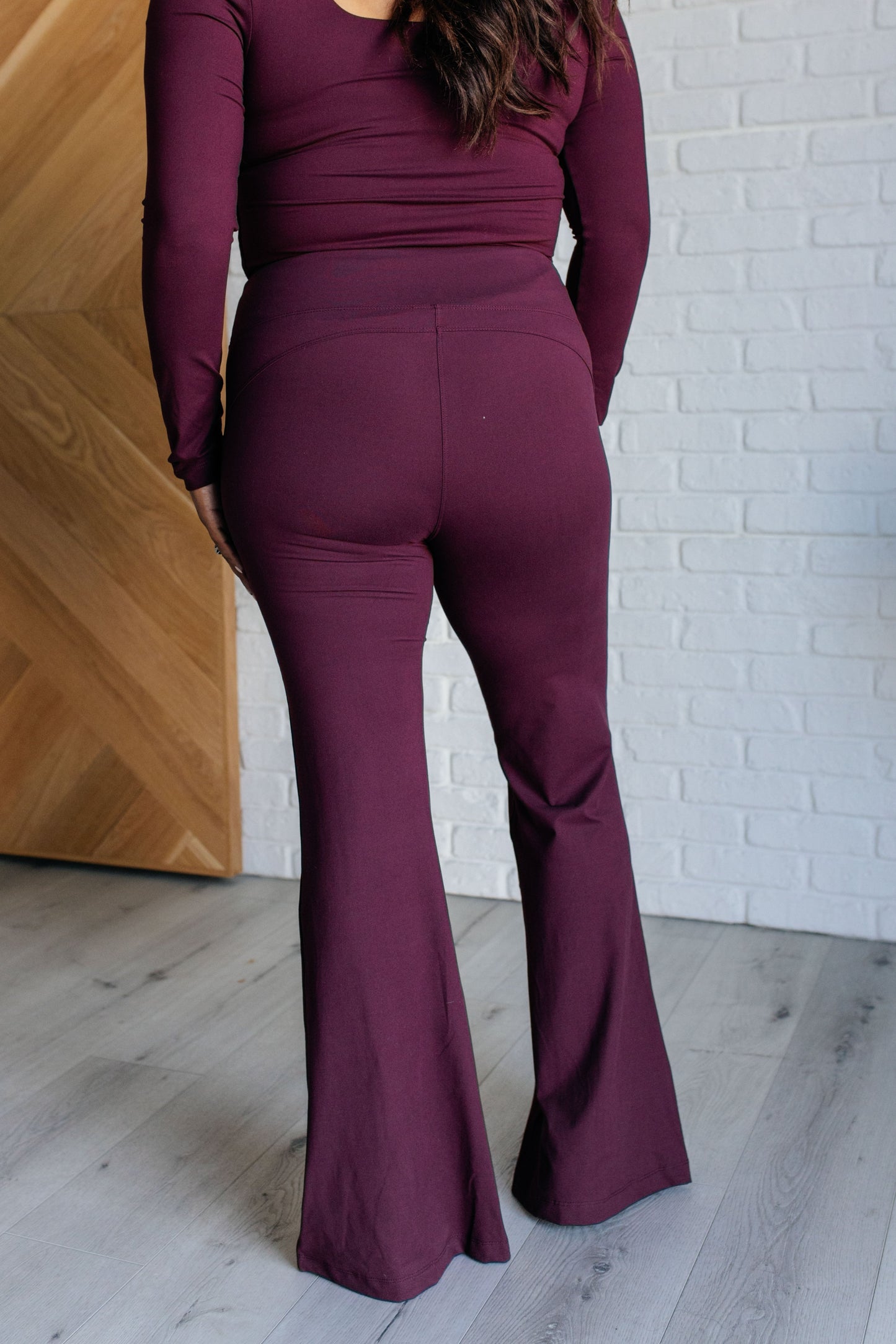 Stamina Stride Flare Cassis High Waist Leggings Stamina