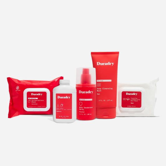 Body sweat and odor protection Starter Kit Duradry
