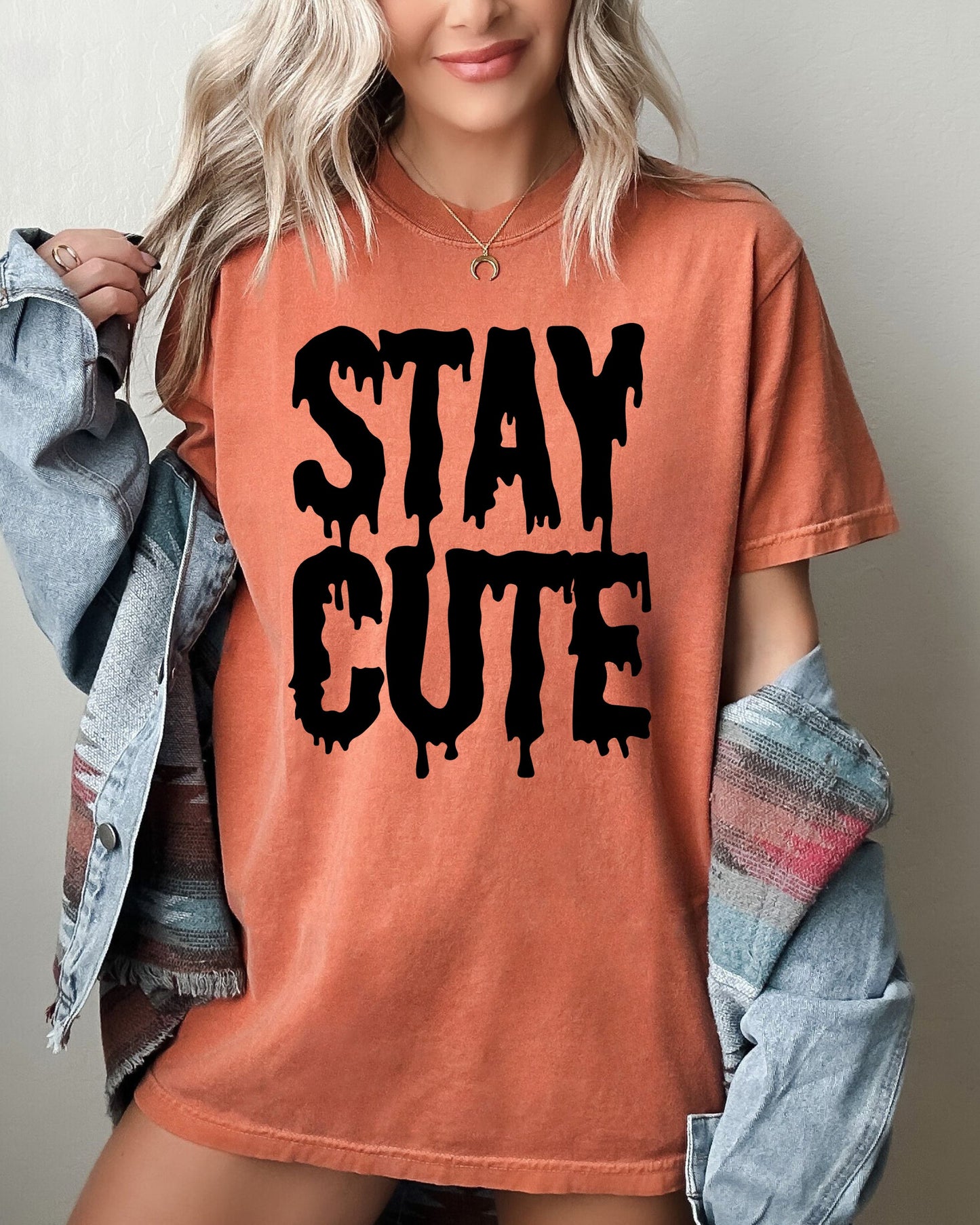 Stay Cute, Spooky, Creepy, Halloween Shirt Comfort Colors T-Shirt