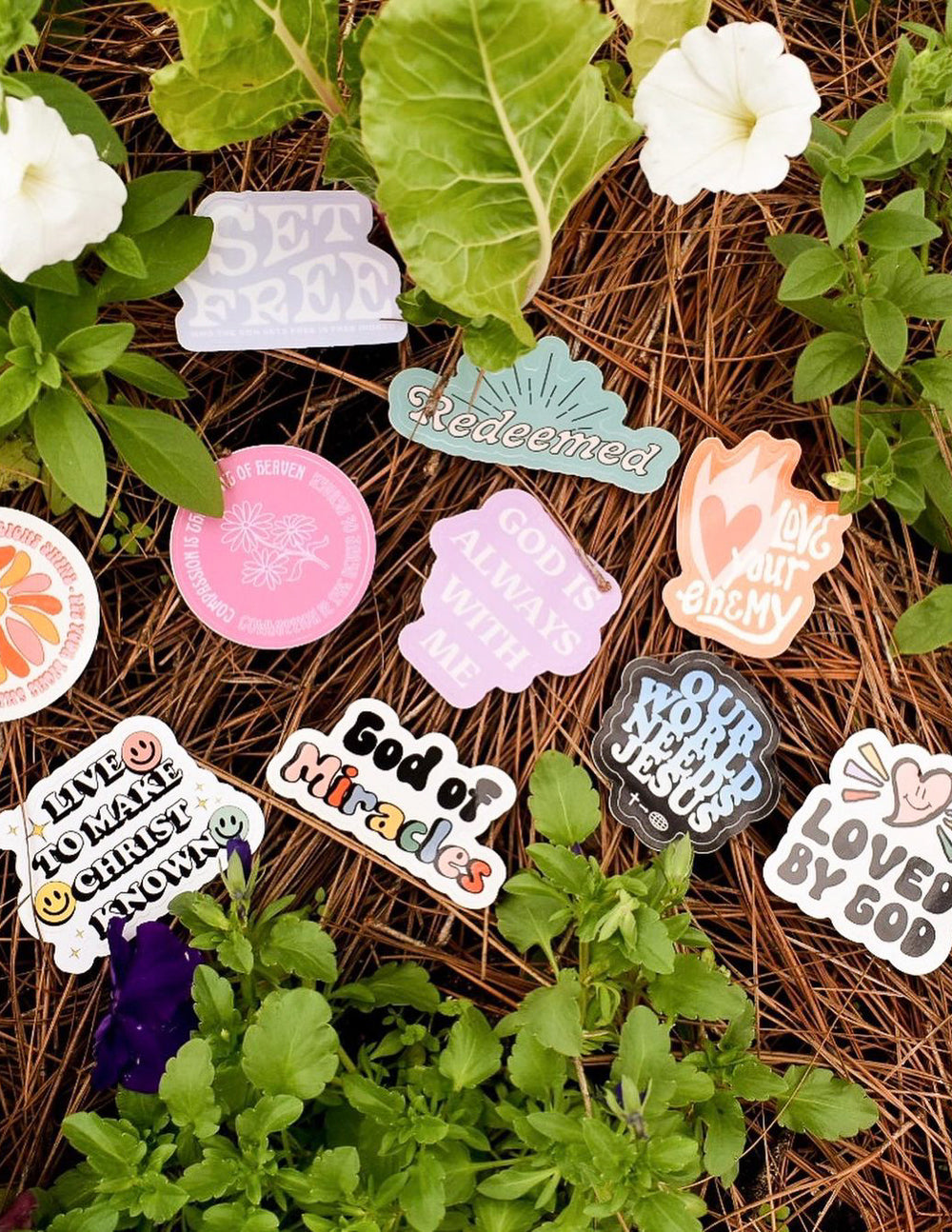 10 Random Stickers Assortment Sticker Pack Elevated Faith