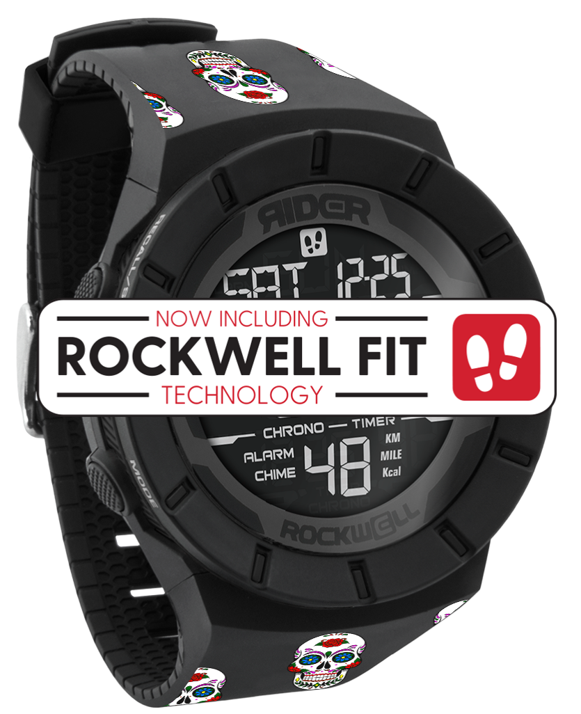 Sugar Skull Edition Phantom Black Coliseum Fit™ Digital Watch Rockwell
