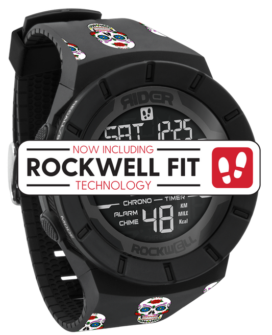 Sugar Skull Edition Phantom Black Coliseum Fit™ Digital Watch Rockwell