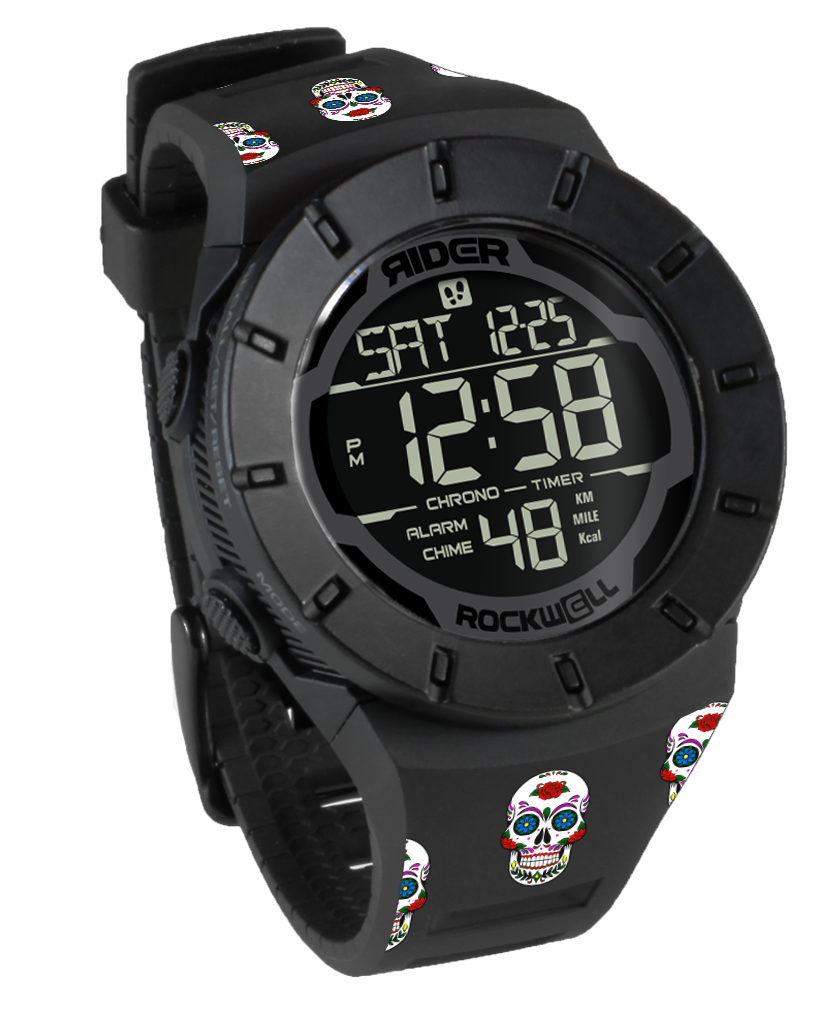 The Coliseum Fit™ - Sugar Skull FORUM EDITION (Phantom Black) Watch