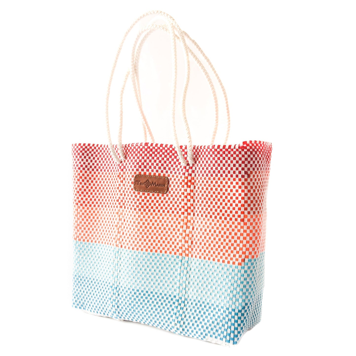 Sunrise Woven Eco-Friendly Tote Bag Tin Marin Brand