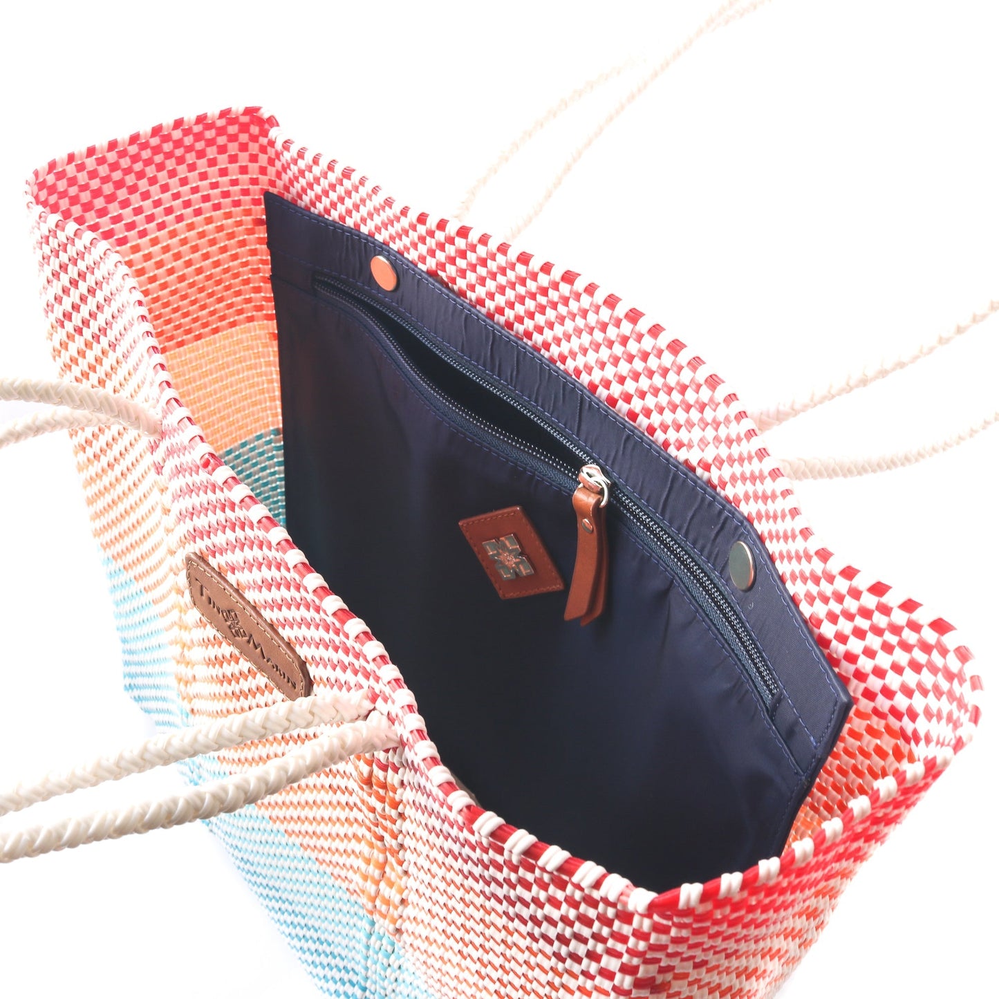 Sunrise Woven Eco-Friendly Tote Bag Tin Marin Brand