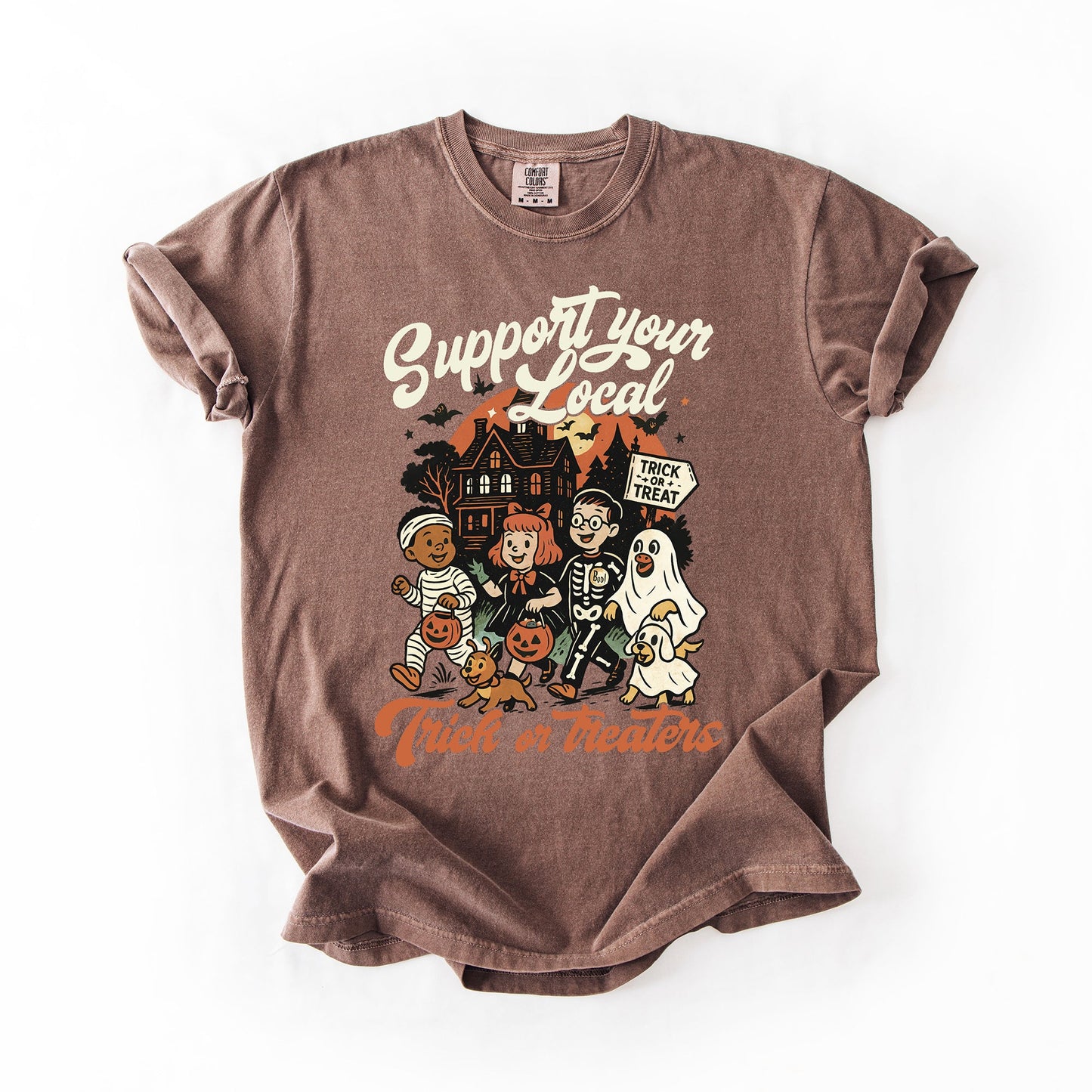 Support Your Local Trick or Treaters, Halloween, Cute, Costume, Comfort Colors T-Shirt