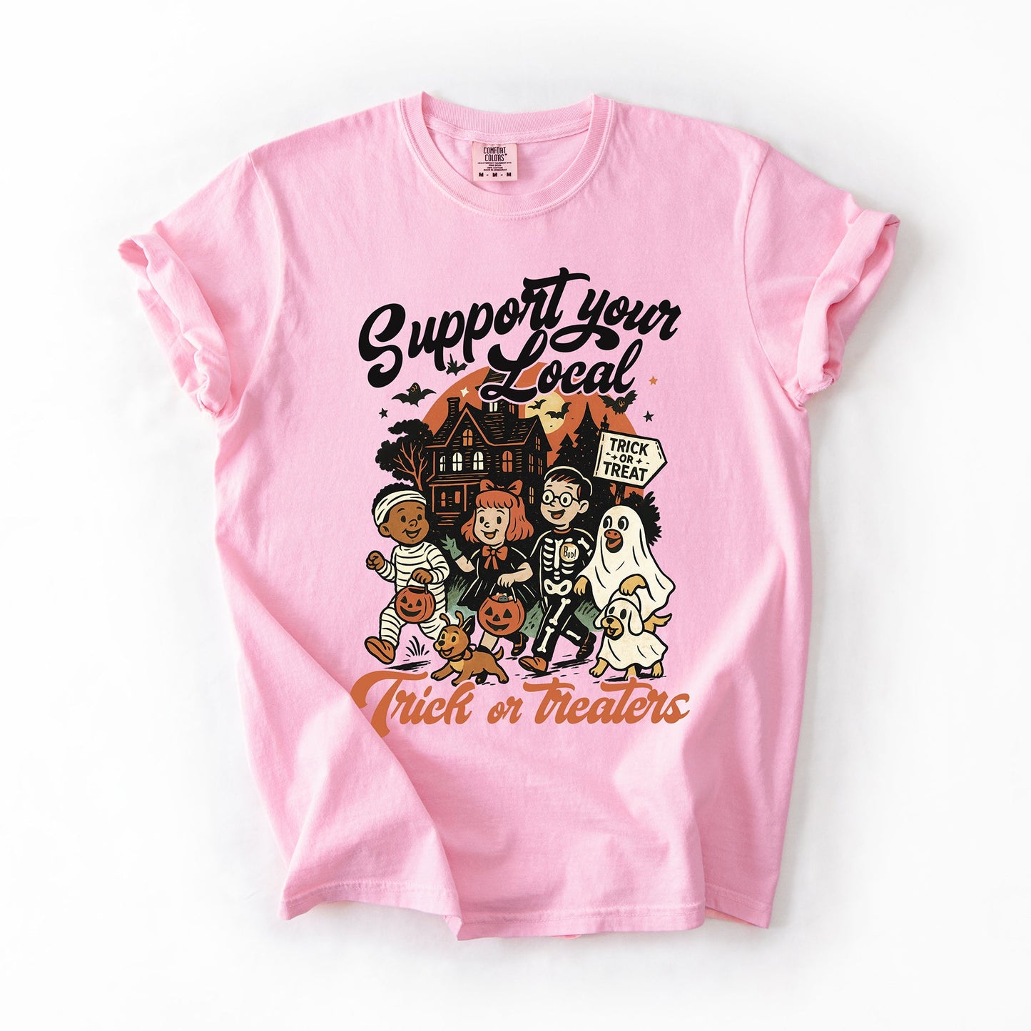 Support Your Local Trick or Treaters, Halloween, Cute, Costume, Comfort Colors T-Shirt