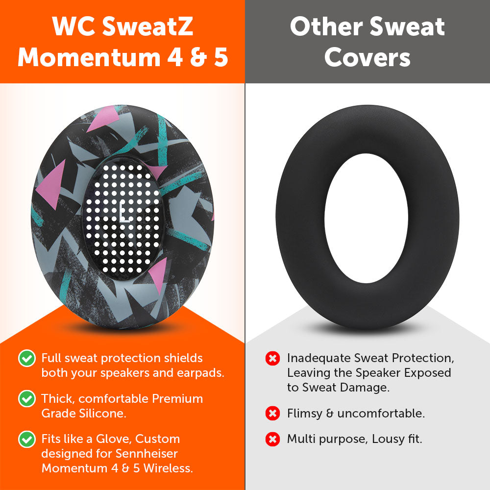 Sennheiser Momentum 4 & 5 Earpad Sweat Covers - WC SweatZ Momentum 4 & 5