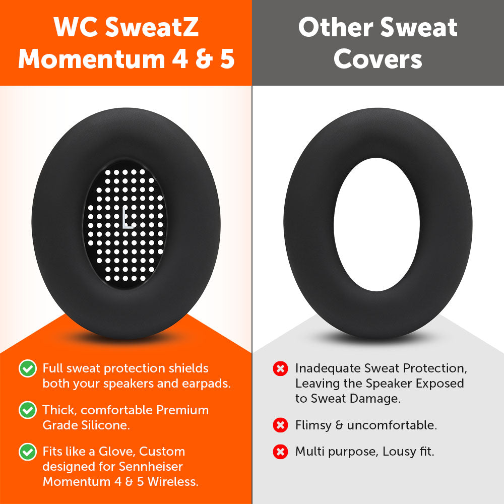 Sennheiser Momentum 4 & 5 Earpad Sweat Covers - WC SweatZ Momentum 4 & 5