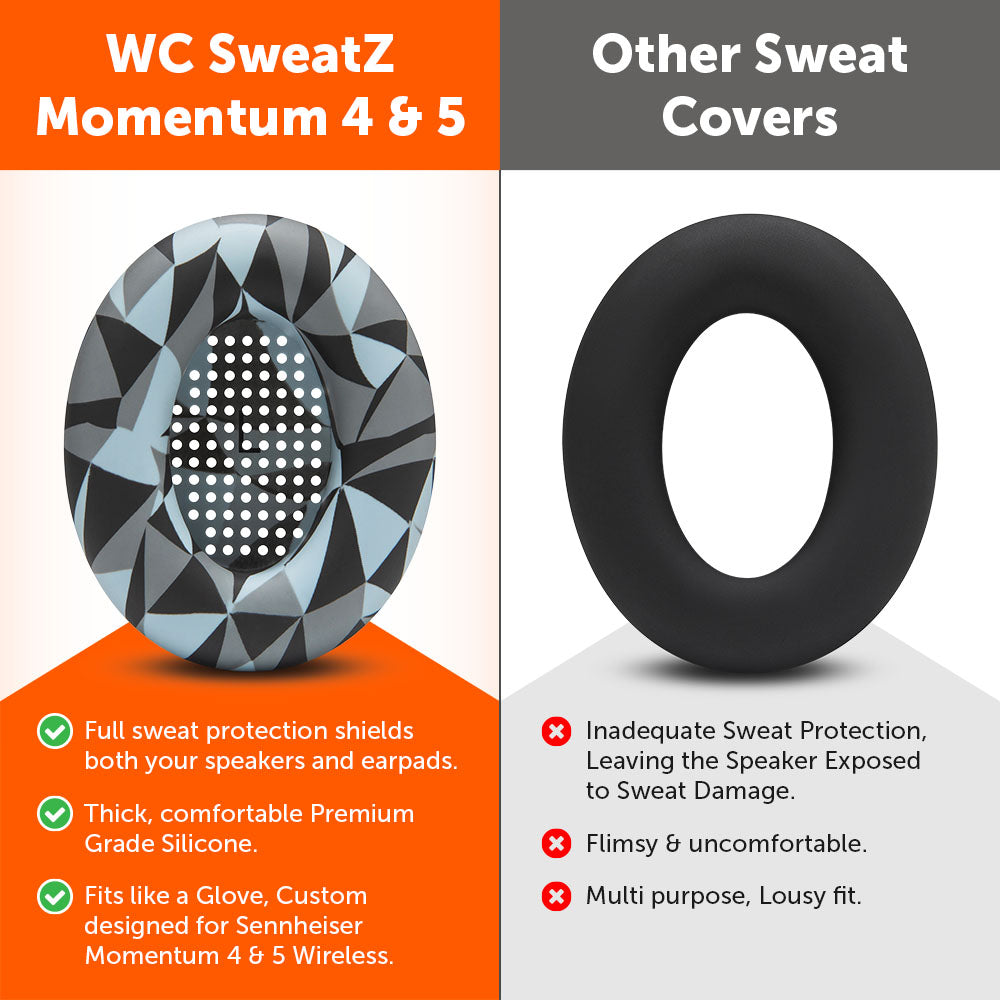 Sennheiser Momentum 4 & 5 Earpad Sweat Covers - WC SweatZ Momentum 4 & 5