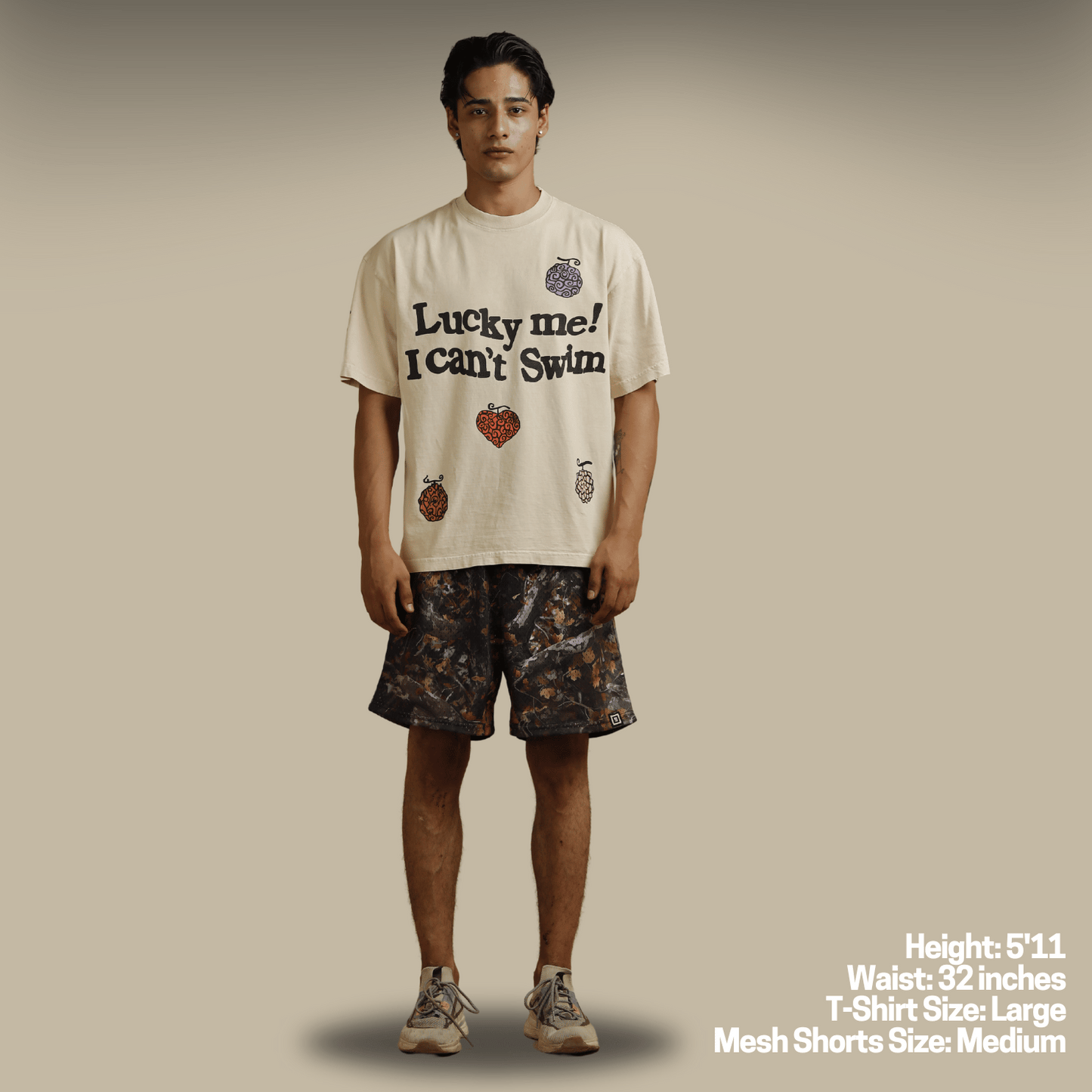 Devil Fruit v1 Heavyweight Oversized Crew Neck T-Shirt Some Slight Clothing