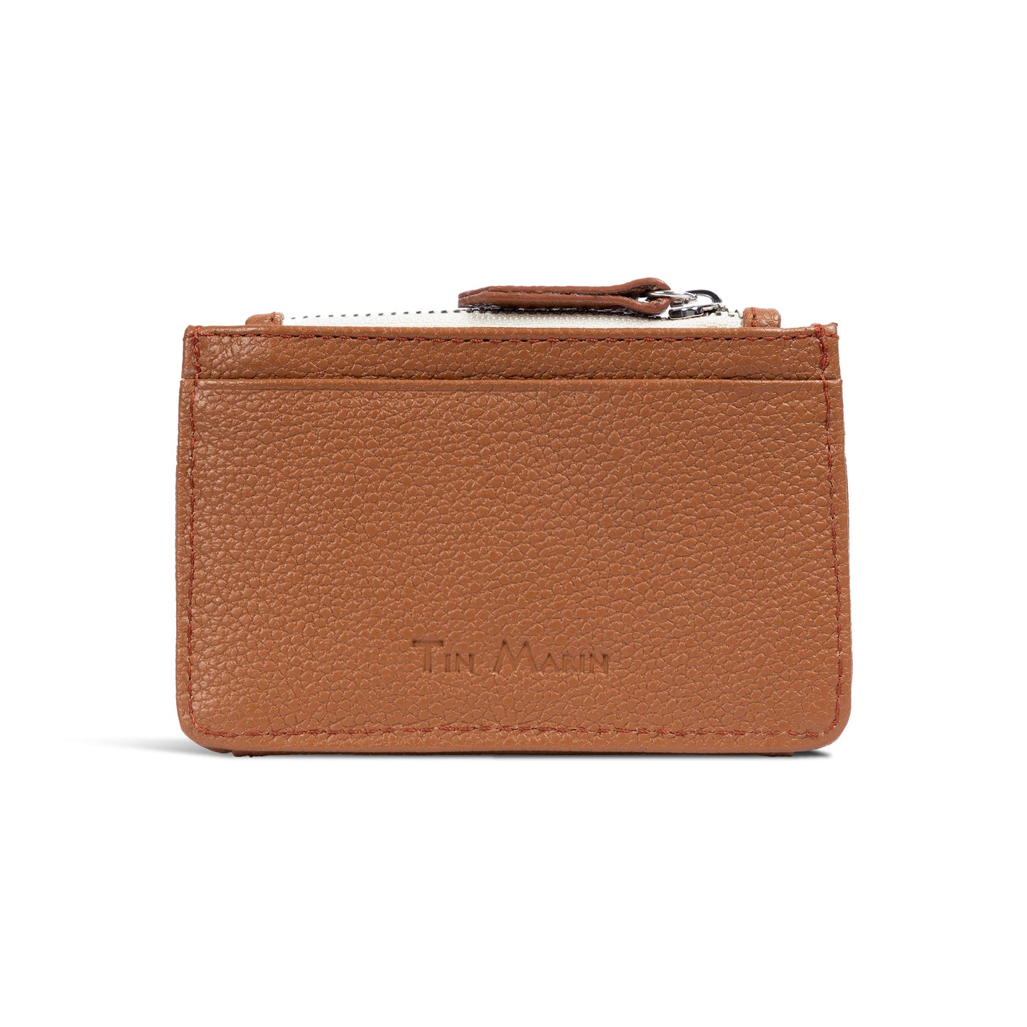 Leather Slim Card Case Georgie Small Tin Marin