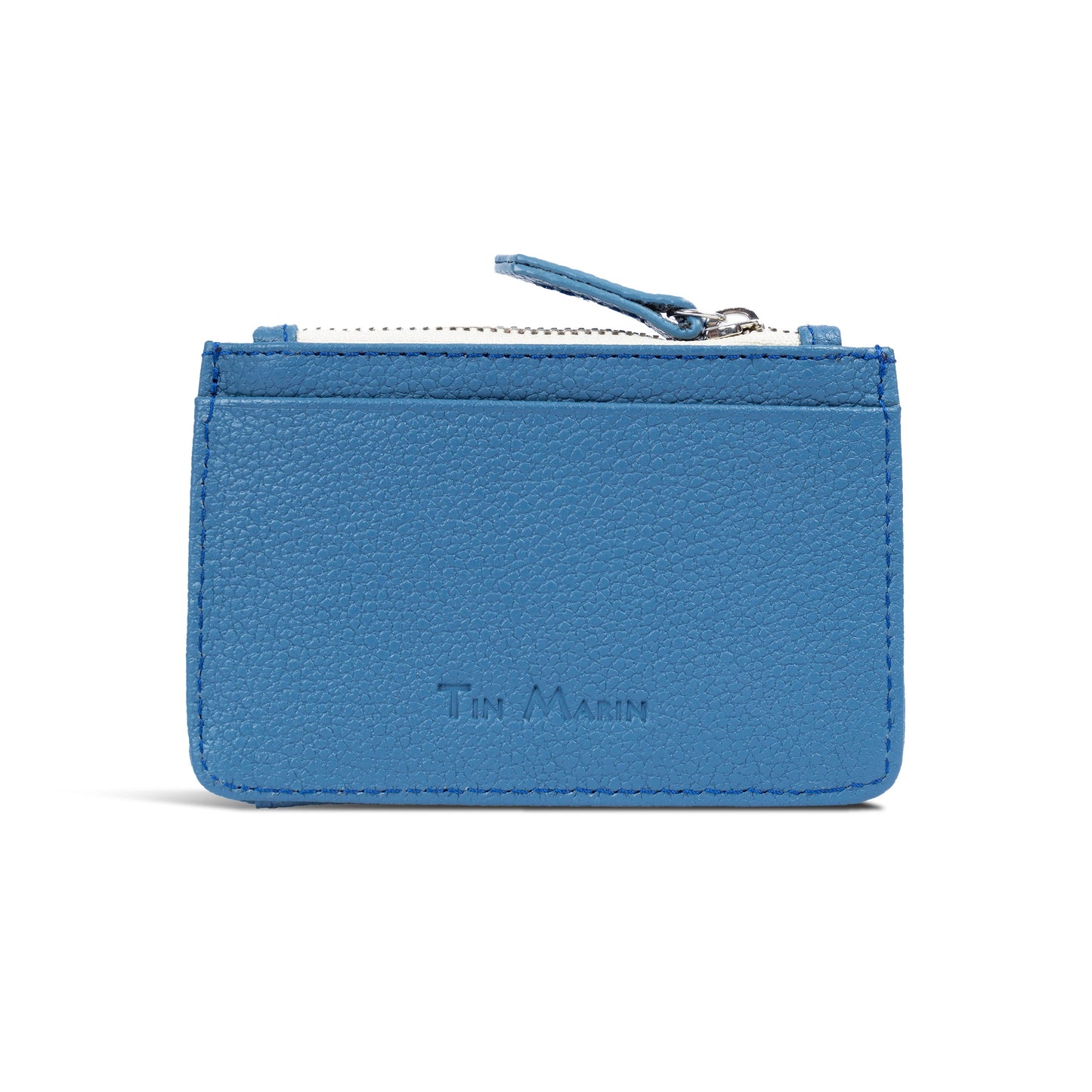 Leather Slim Card Case Georgie Small Tin Marin