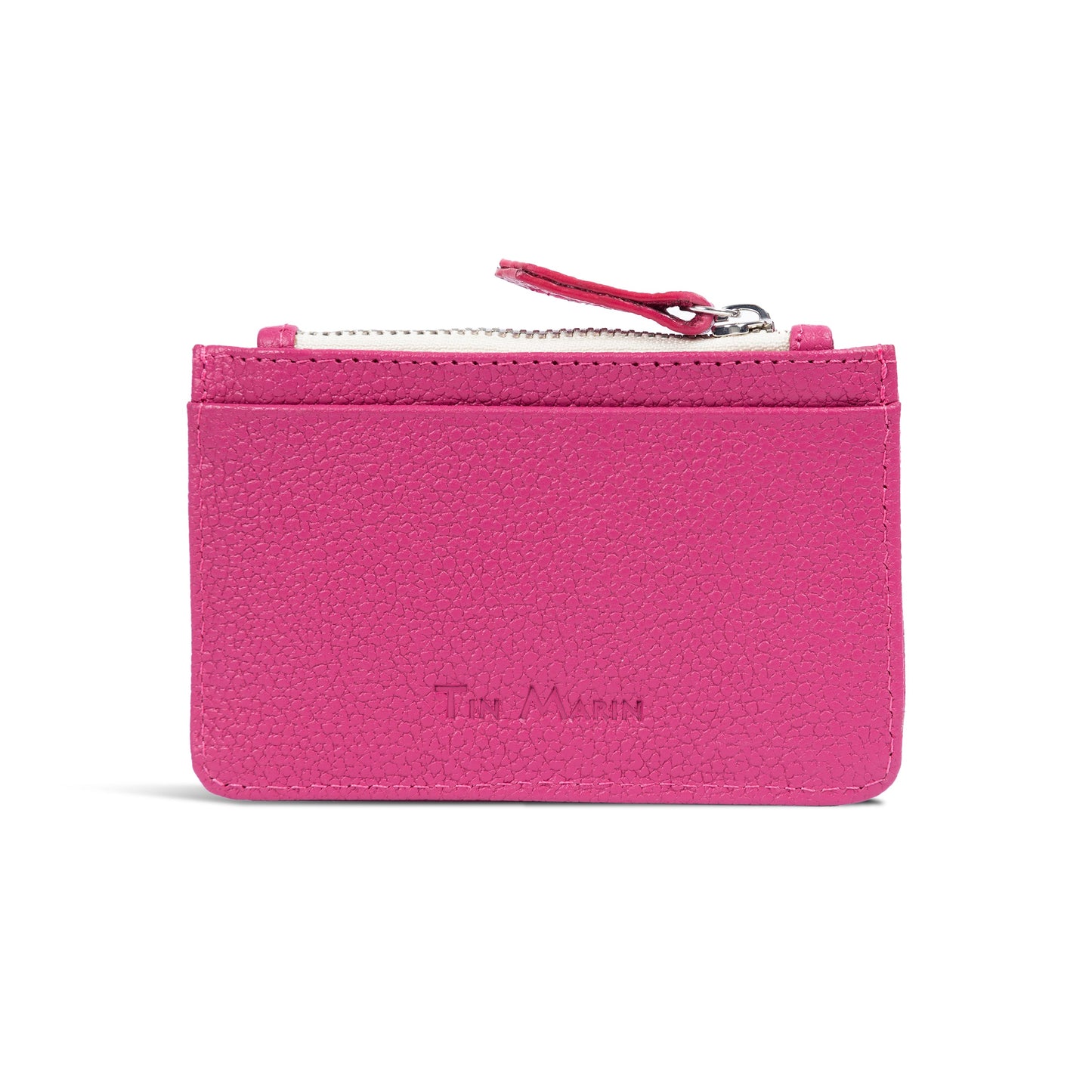 Leather Slim Card Case Georgie Small Tin Marin