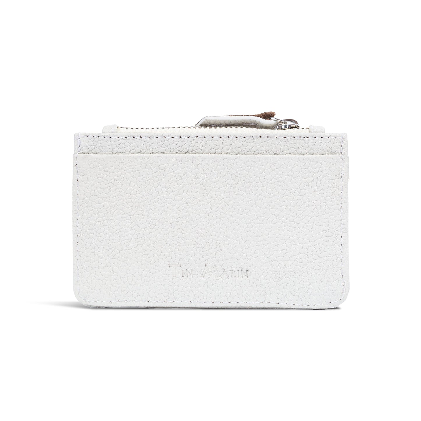 Leather Slim Card Case Georgie Small Tin Marin