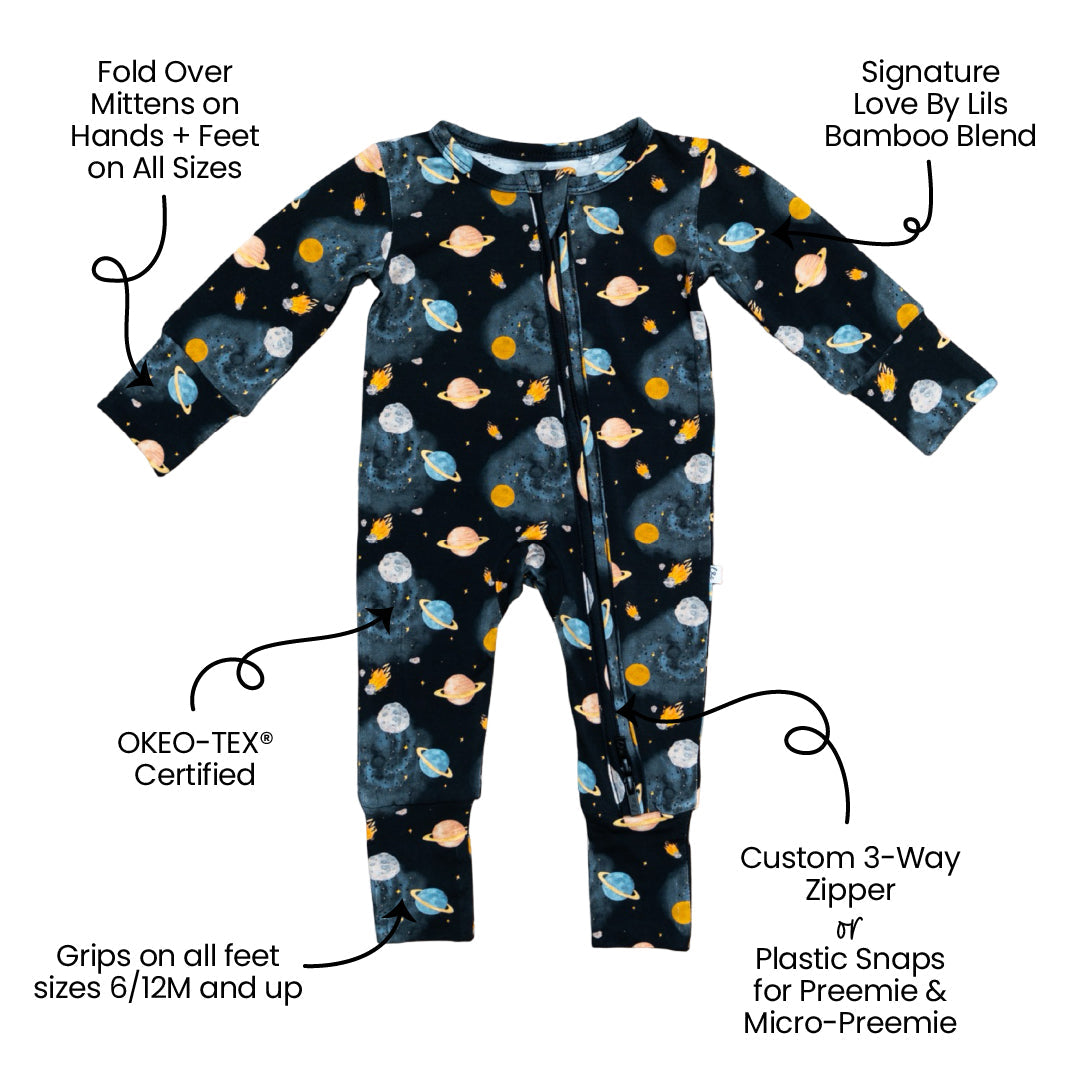 Bamboo Convertible Footie Soft One-Piece Laree + Co.