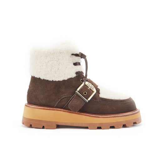 Ankle Height Chunky Non Slip Winter Sole Hiker Style Boot TODOS BEVA