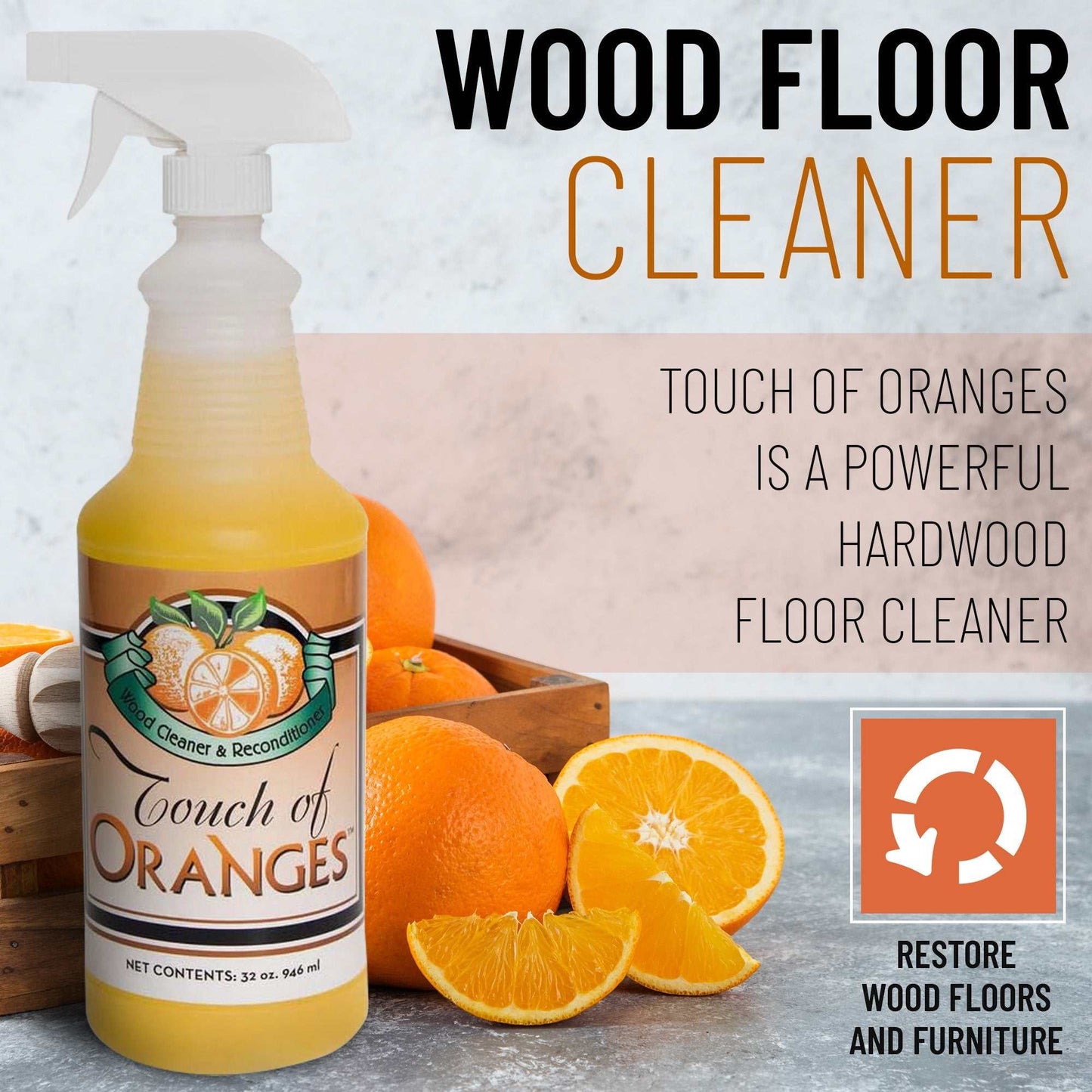 Touch Of Oranges Wood Cleaner