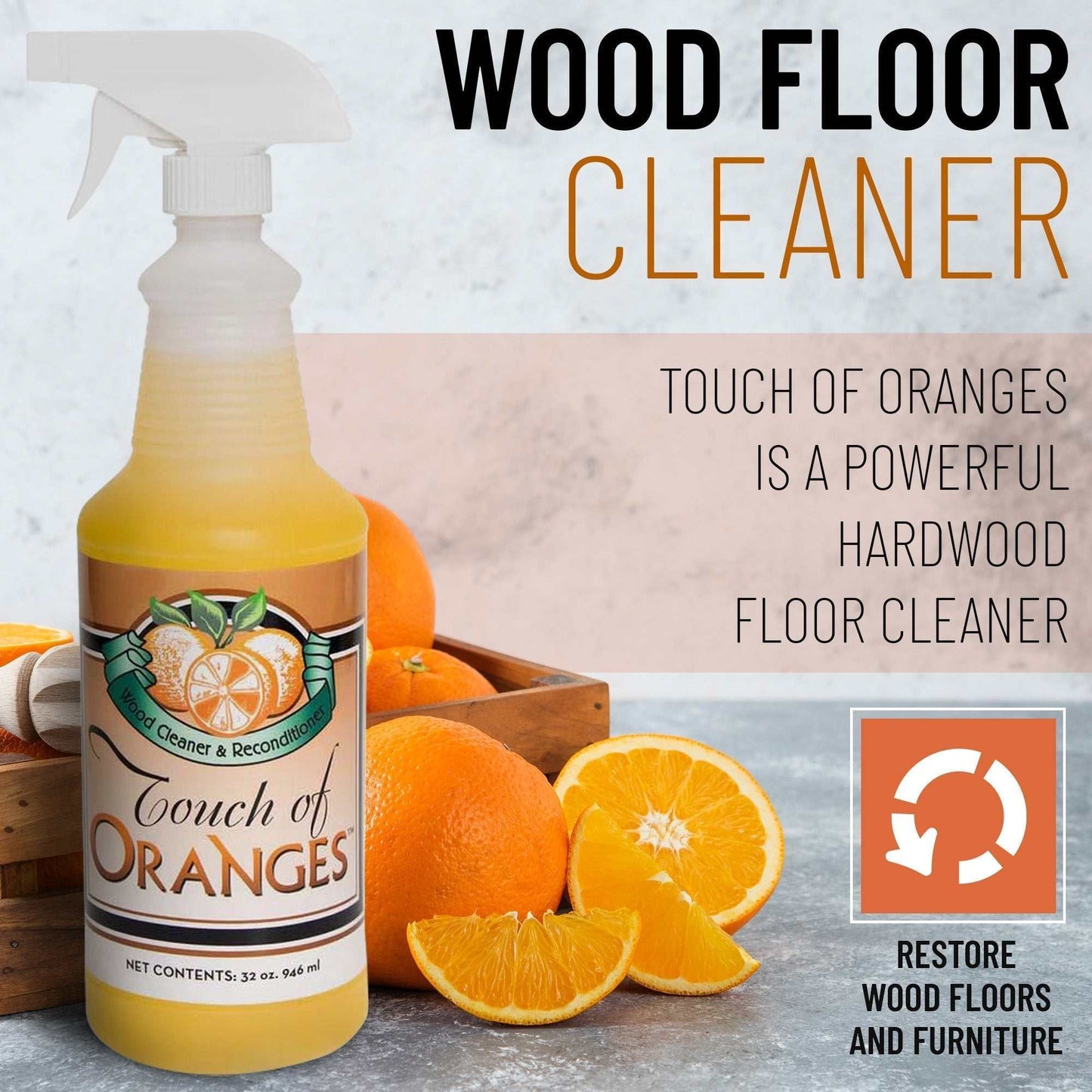 Wood Cleaner and Beeswax Set | Wood Restoration