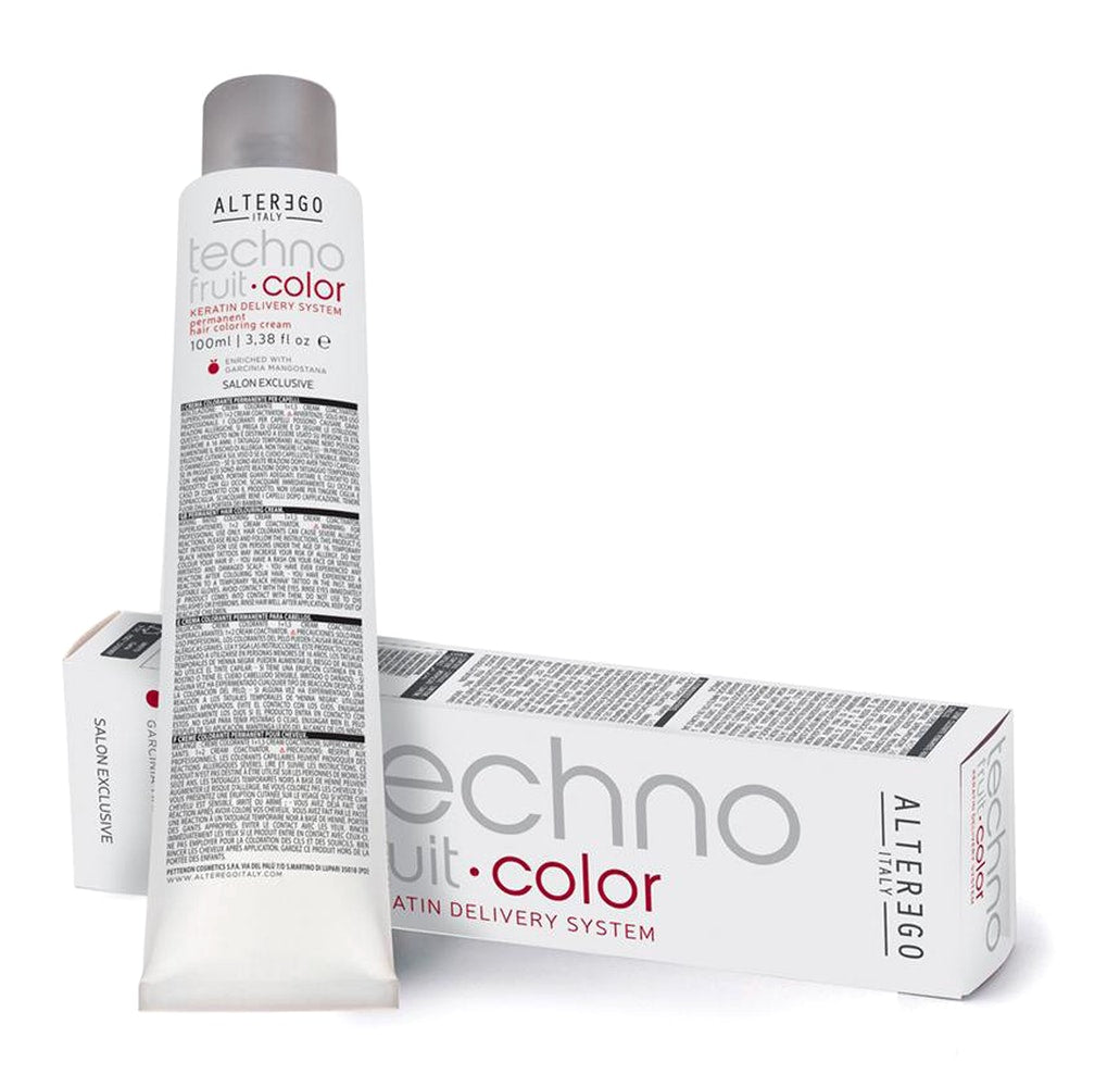 Techno Fruit Color Golden Copper Hair Color 3.38oz Alter Ego Italy