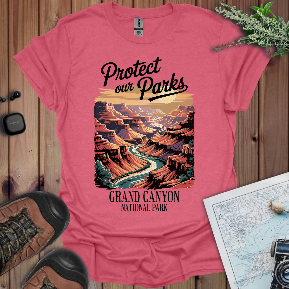 Protect Our Parks Grand Canyon National Park Unisex Fit Soft T-Shirt