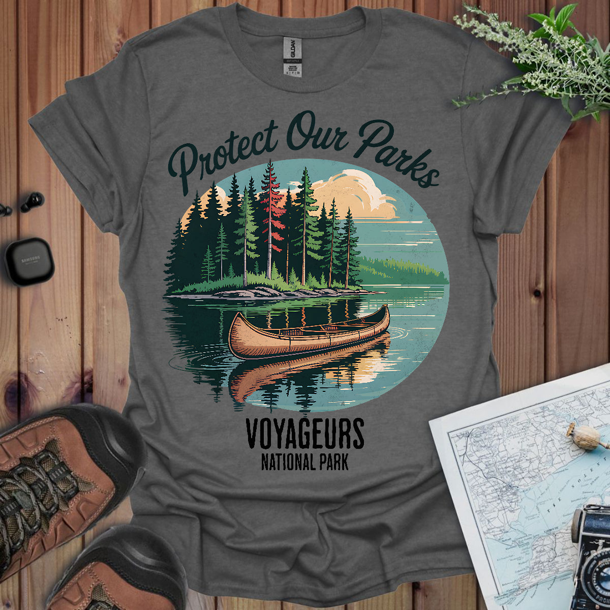 Protect Our Parks Voyageurs National Park Unisex Fit Soft T-Shirt