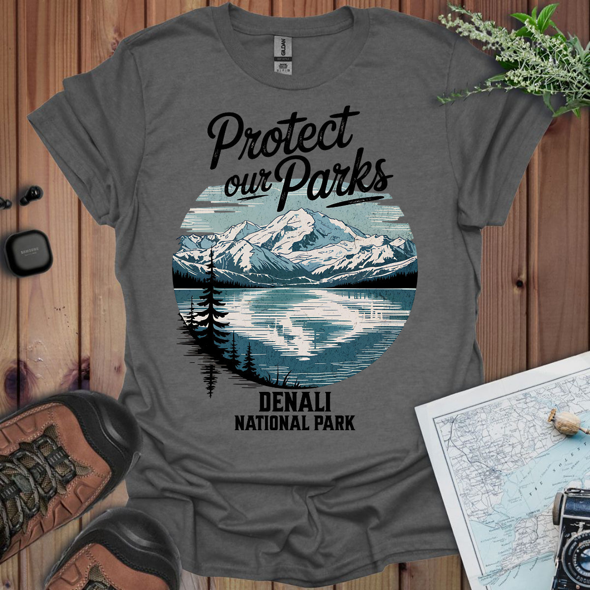 Protect Our Parks Denali National Park Unisex Fit Soft T-Shirt