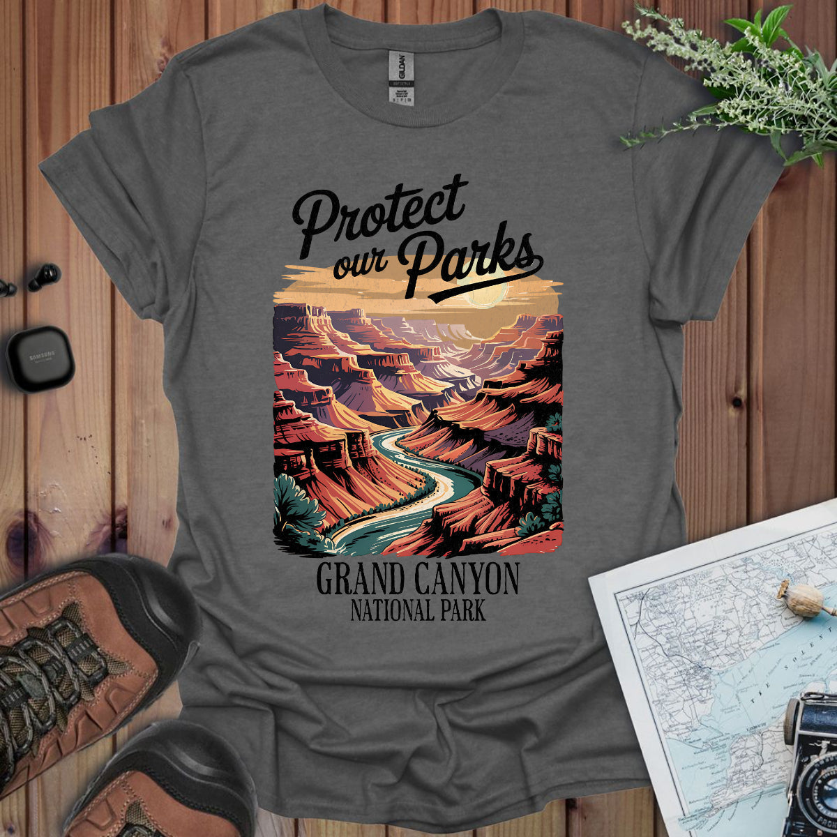 Protect Our Parks Grand Canyon National Park Unisex Fit Soft T-Shirt