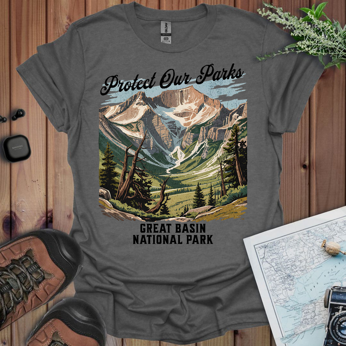 Protect Our Parks Great Basin National Park Unisex Fit Soft T-Shirt