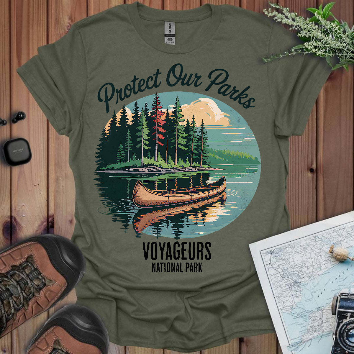 Protect Our Parks Voyageurs National Park Unisex Fit Soft T-Shirt