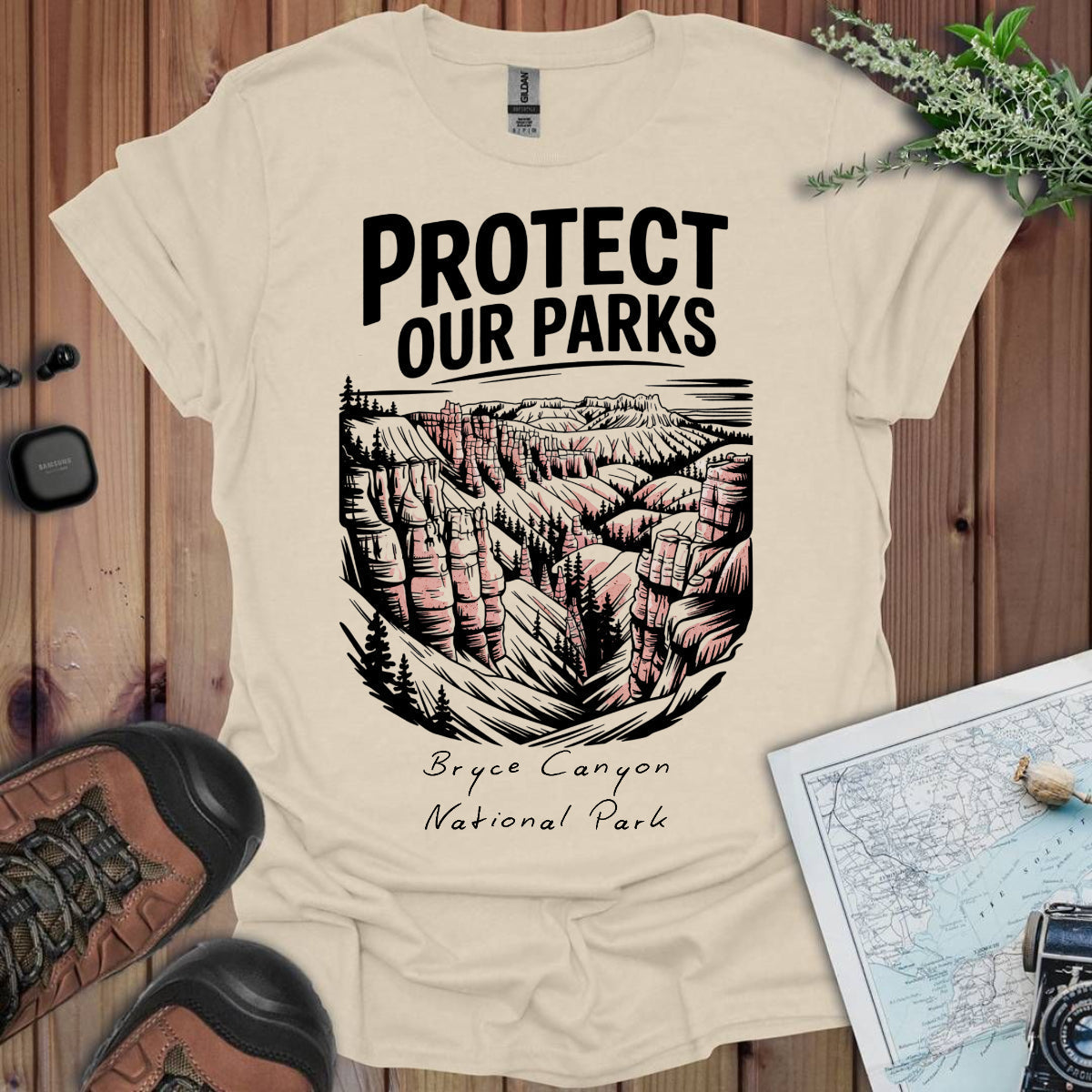 Protect Our Parks Bryce Canyon National Park Unisex Fit Soft T-Shirt