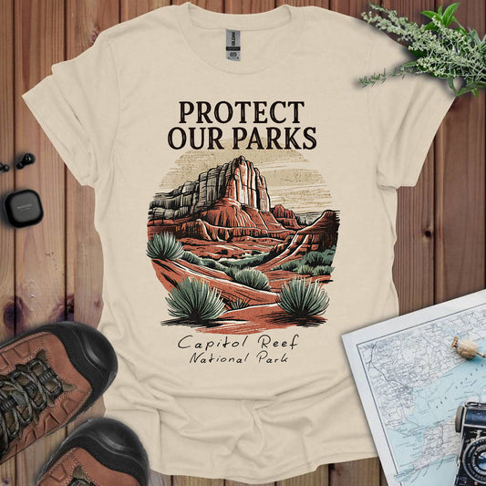 Protect Our Parks Capitol Reef National Park Unisex Fit Soft T-Shirt