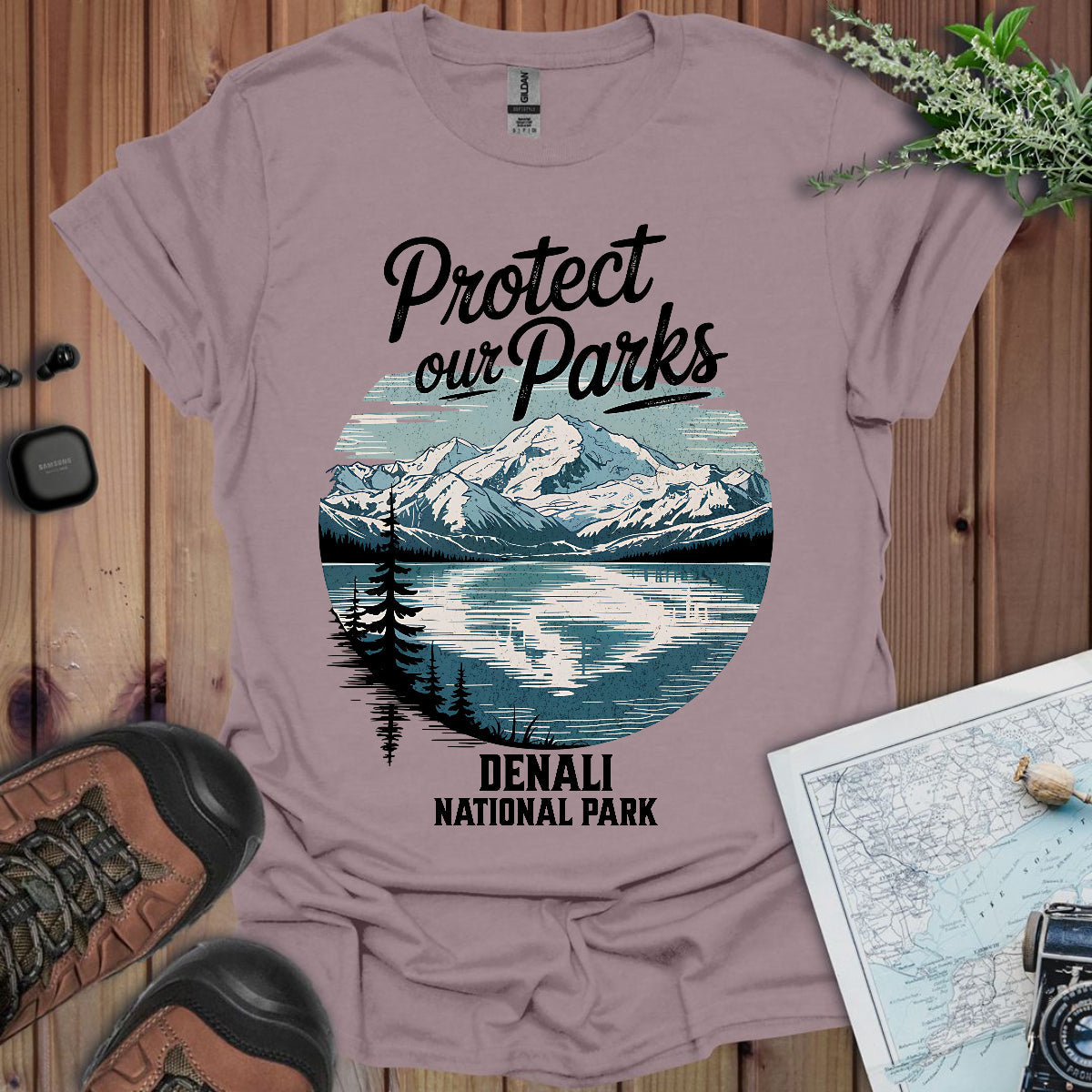 Protect Our Parks Denali National Park Unisex Fit Soft T-Shirt