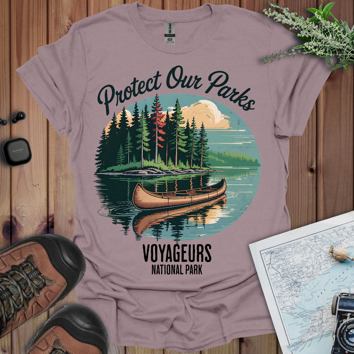 Protect Our Parks Voyageurs National Park Unisex Fit Soft T-Shirt