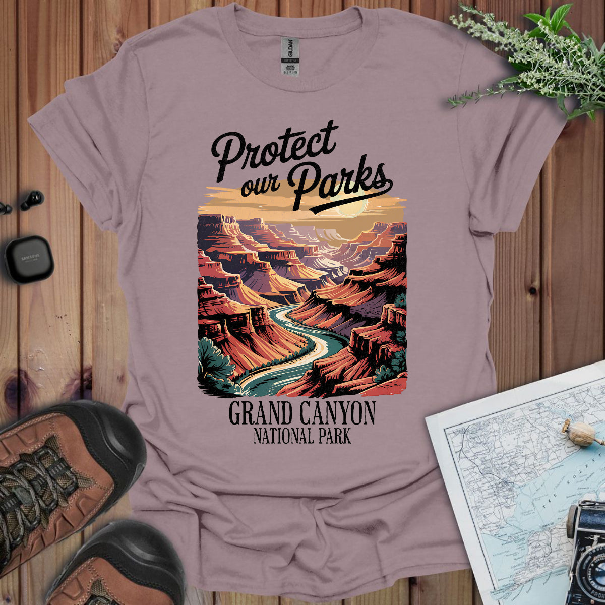 Protect Our Parks Grand Canyon National Park Unisex Fit Soft T-Shirt