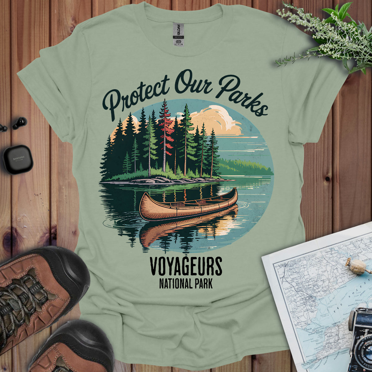 Protect Our Parks Voyageurs National Park Unisex Fit Soft T-Shirt