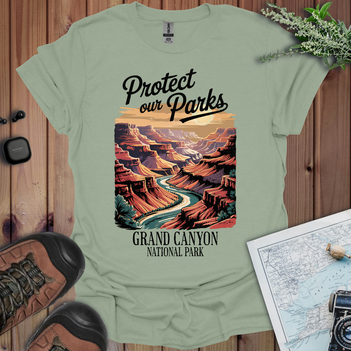 Protect Our Parks Grand Canyon National Park Unisex Fit Soft T-Shirt