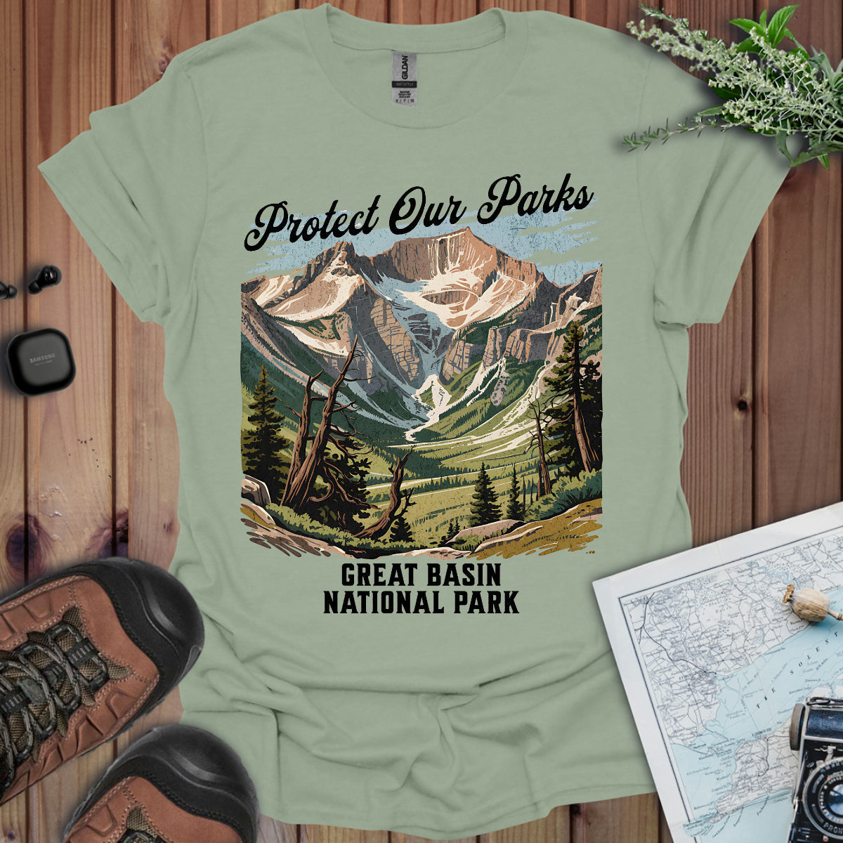 Protect Our Parks Great Basin National Park Unisex Fit Soft T-Shirt