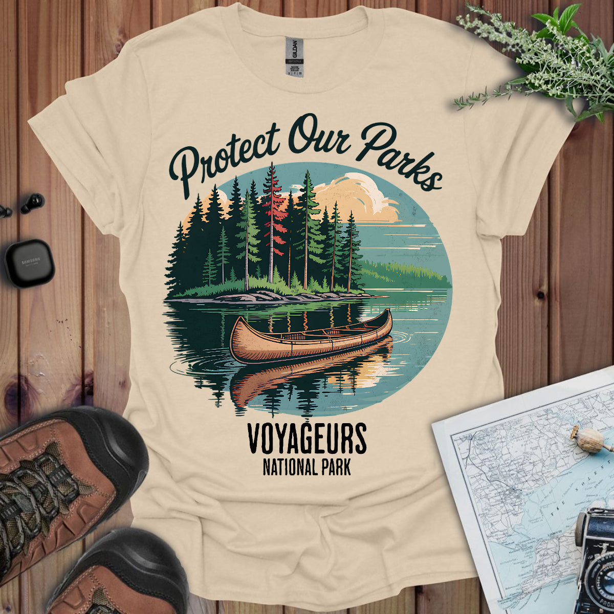 Protect Our Parks Voyageurs National Park Unisex Fit Soft T-Shirt