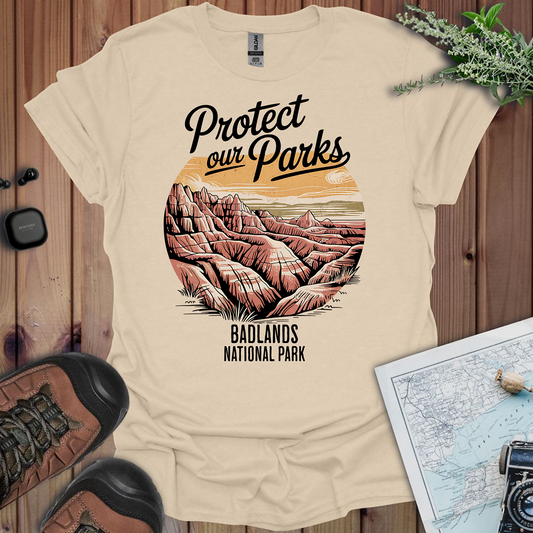 Protect Our Parks Badlands National Park Unisex Fit Soft T-Shirt