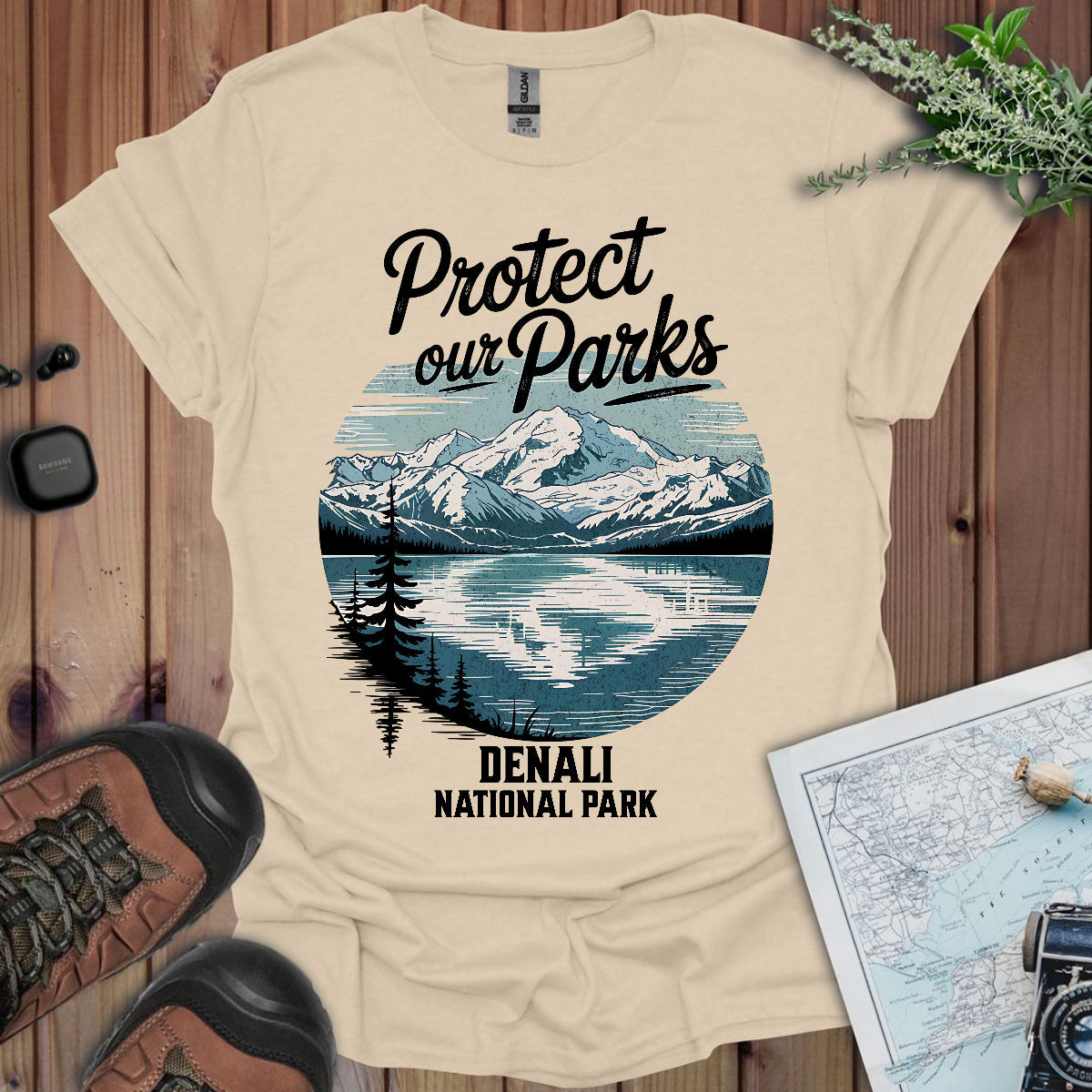 Protect Our Parks Denali National Park Unisex Fit Soft T-Shirt